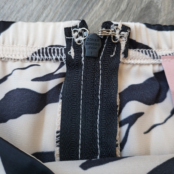 Show Me Your Mumu Wrap Me Up Skirt in Coconut Zebra Print Beige & Black {Small} - Picture 6 of 16